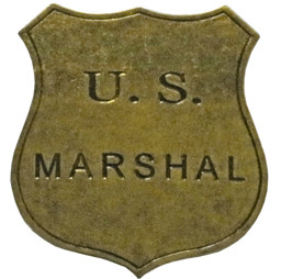 Bild von Abzeichen  U.S. Marshal messingfarben