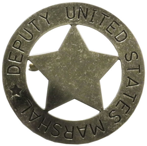 Bild von Abzeichen  U.S. Deputy Marshal  mit Stern grau