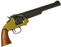 Bild von Schofield Revolver Smith&Wesson Model 1869 schwarz/messing