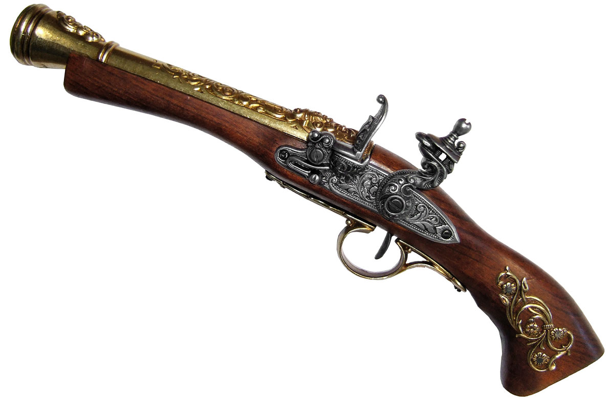 Bild von Steinschloßtromblon f. Linkshänder 18.Jhdt.