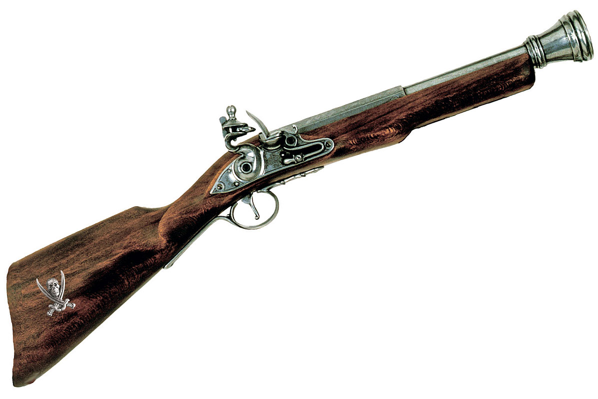 Bild von Piraten Steinschloßtromblon 18.Jhdt.
