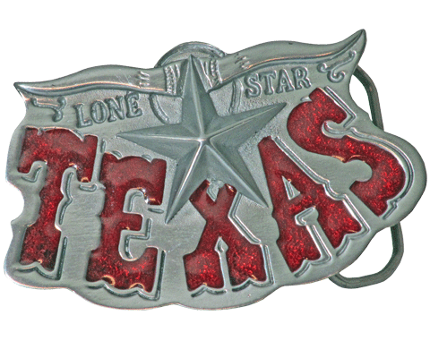 Bild von Gürtelschnalle Texas Lone Star