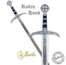 Bild von Robin Hood Schwert silber/blau