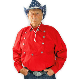 Bild von Westernhemd John Wayne rot