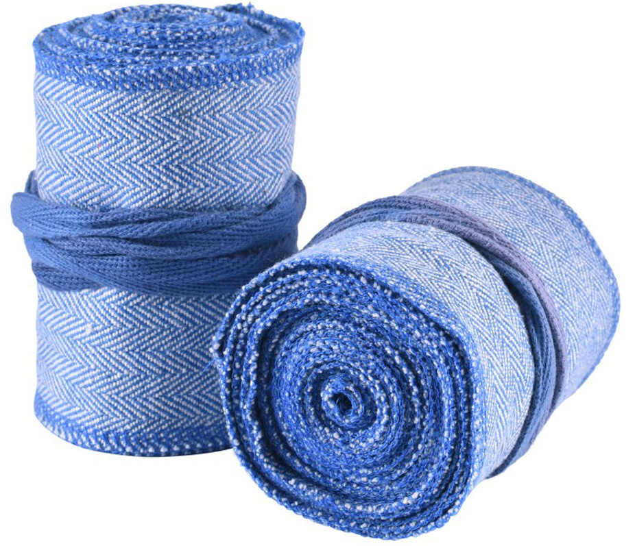 Wadenwickel mit Fischgrätmuster in verschiedenen Farben. Günstig kaufen