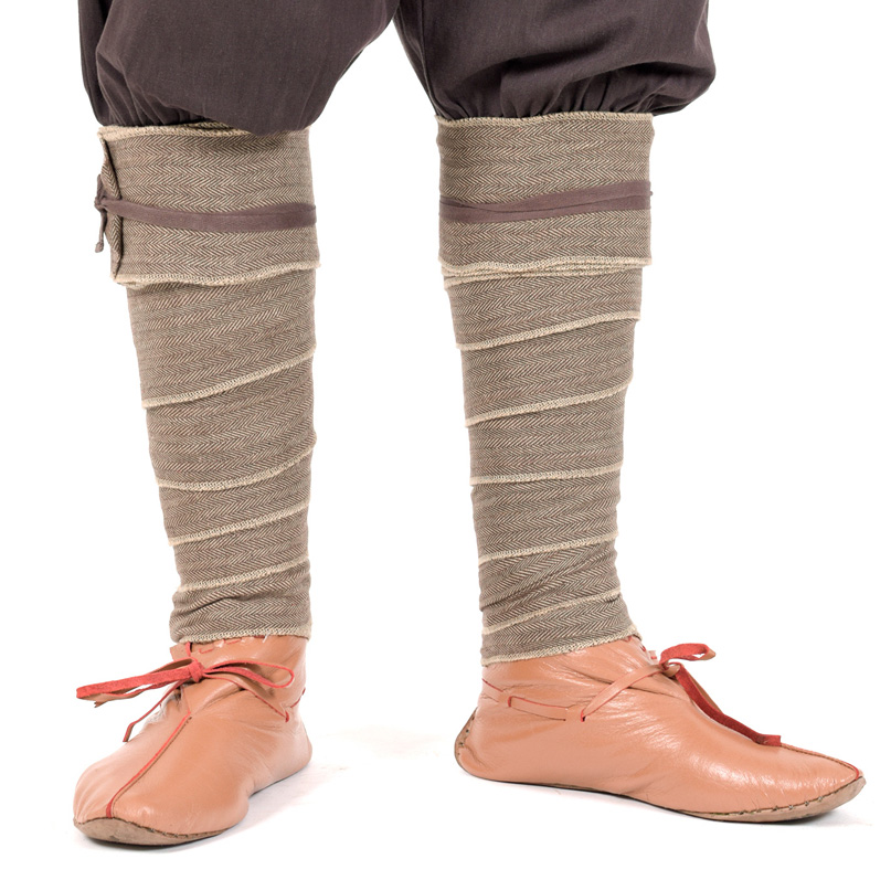 Wadenwickel mit Fischgrätmuster in verschiedenen Farben. Günstig kaufen